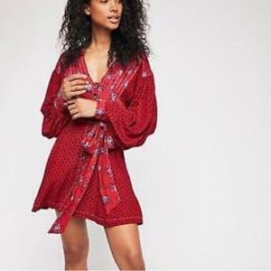 Free People Wonderland Floral Mini Dress‎ XS